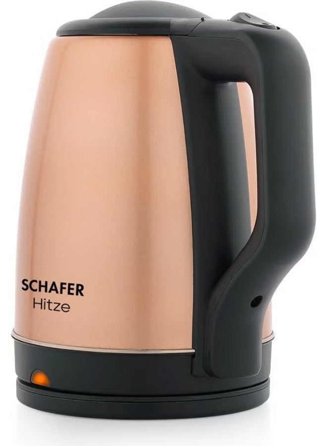 Schafer Hitze Stainless Steel Kettle-Rosegold - Image 2
